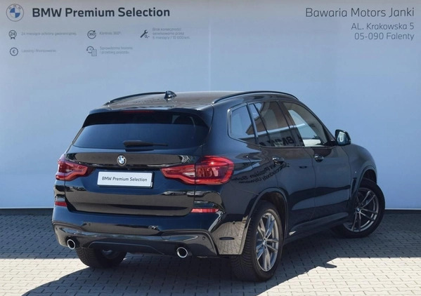 BMW X3 cena 194900 przebieg: 78730, rok produkcji 2020 z Cieszanów małe 137